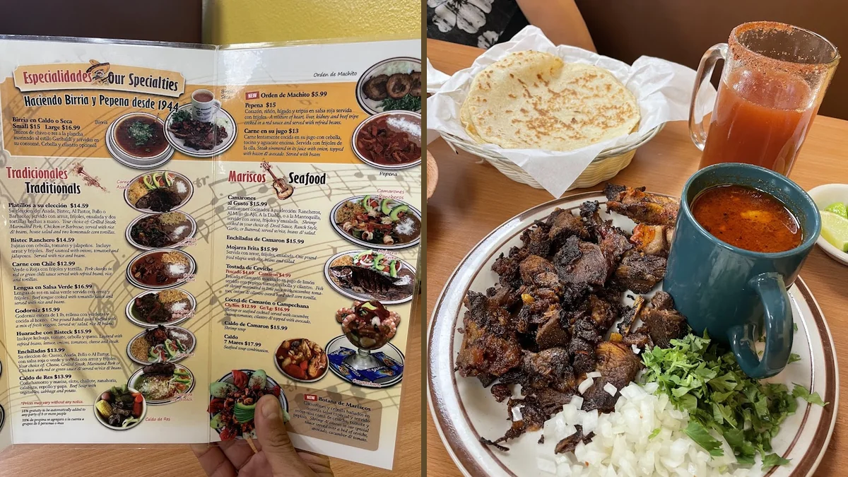 Warm interior for groups and solo dining